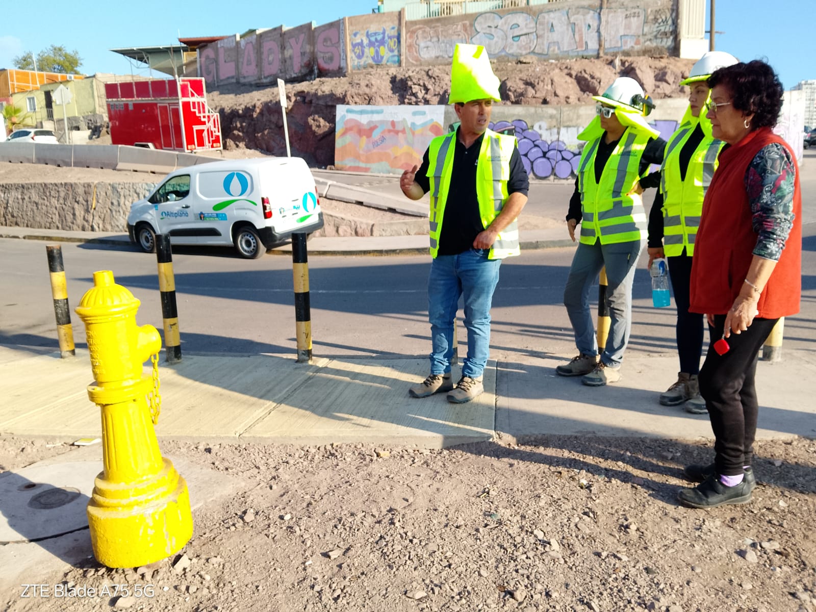 Aguas del Altiplano finaliza obras de renovación de redes y reposición de aceras en sector norte de Iquique